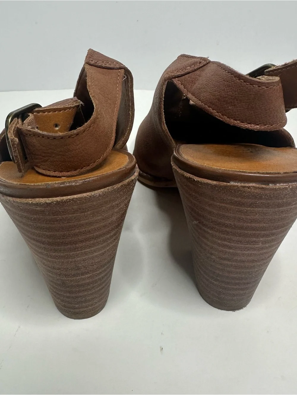 Lucky Brand AROYLI Leather Slingback Pointed Toe Booties Size 10